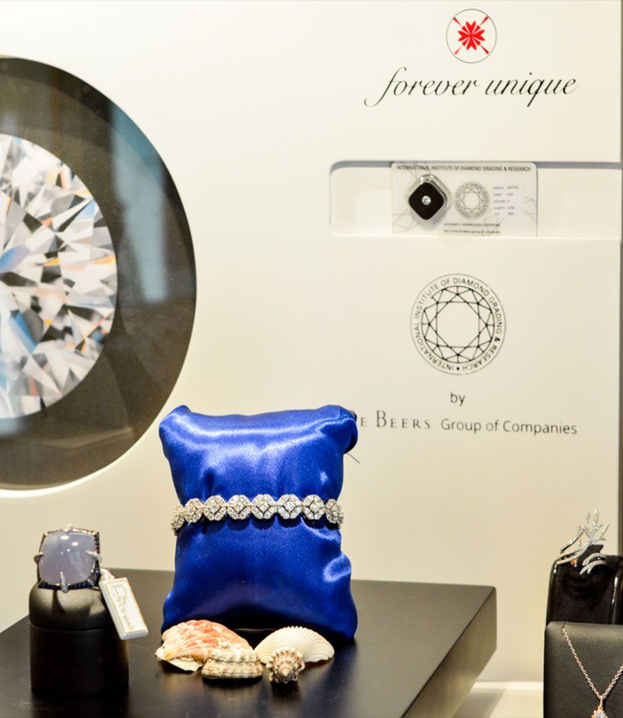 18k gold and diamond jewelery